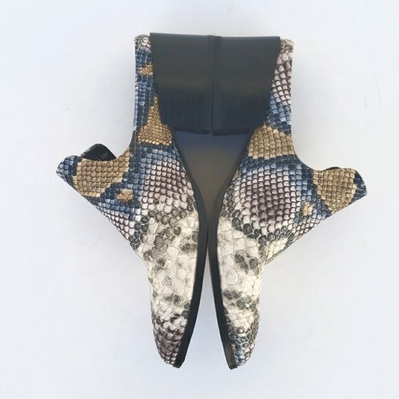 Steven By Steve Madden Multicolor Snakeskin Mules - Picture 8 of 14